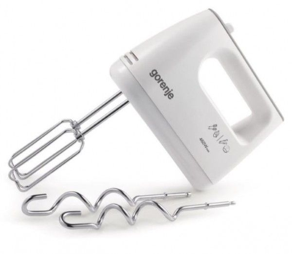 Gorenje M420CW Mixer, Hand, Power 450 W, 5 speeds, White