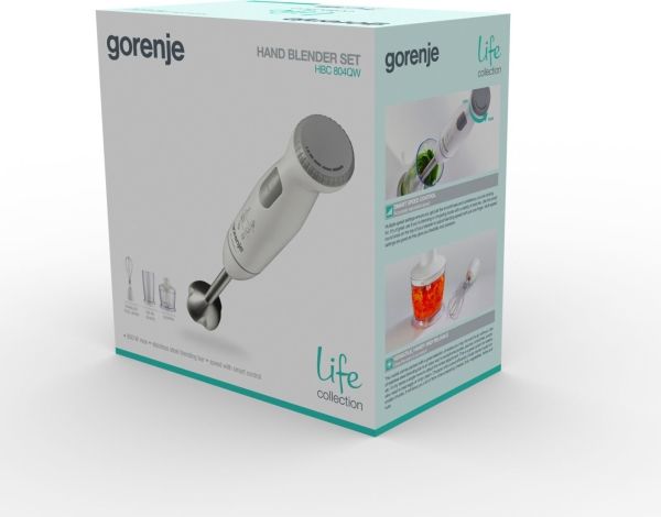 Gorenje Life Collection HBC804QW - Stavblender - 800 W billede 4