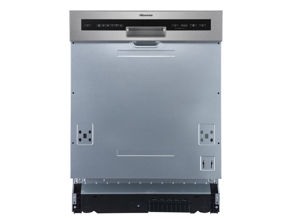 Hisense HI620D10X, Delvist indbygget, Fuld størrelse (60 cm), Aluminium, Knapper, 14 kuverter, C