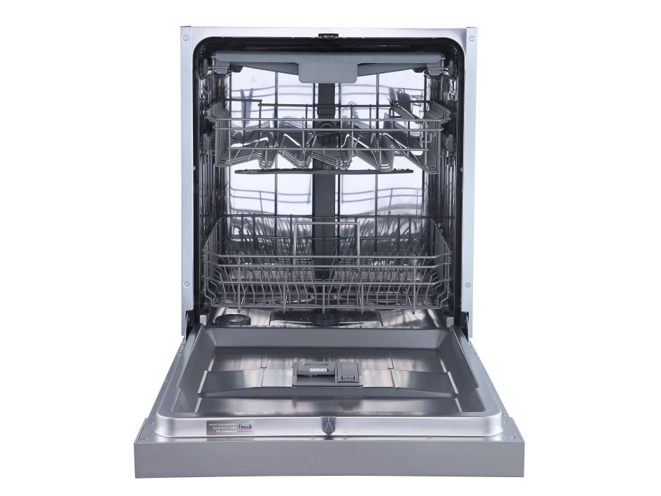 Hisense HI620D10X, Delvist indbygget, Fuld størrelse (60 cm), Aluminium, Knapper, 14 kuverter, C