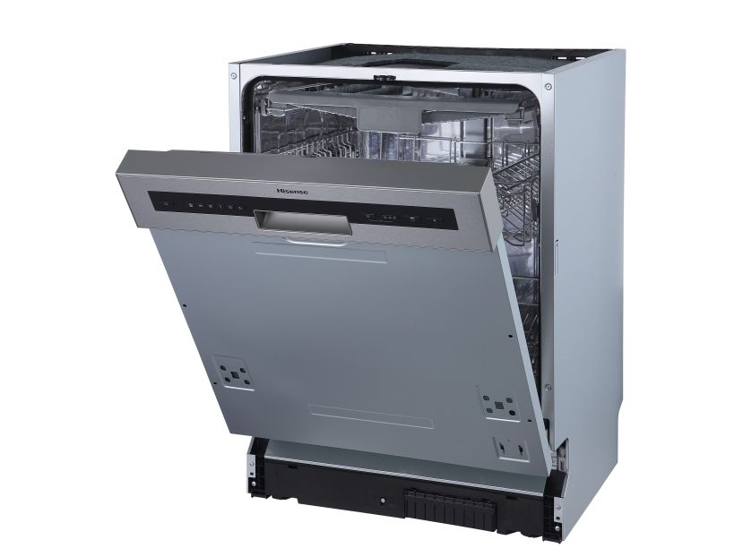 Hisense HI620D10X, Delvist indbygget, Fuld størrelse (60 cm), Aluminium, Knapper, 14 kuverter, C