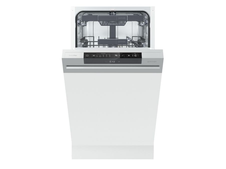 Gorenje SmartFlex GI561D10S - Opvaskemaskine - til indbygning - Niche - bredde: 45 cm - dybde: 58 cm - højde: 82 cm