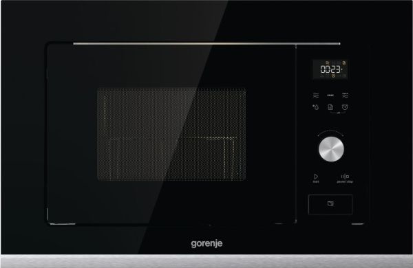 Gorenje BMX201AG1BG, Indbygget, Grill mikroovn, 20 L, 800 W, Indbygget skærm, LED