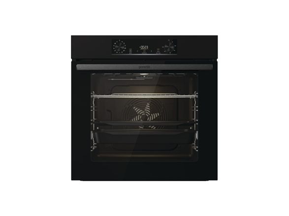 Gorenje BOSB6737E06X indbygningsovn — rustfrit stål, varmluft/multifunktion, 71 L, touchbetjening, pyrolytisk selvrens