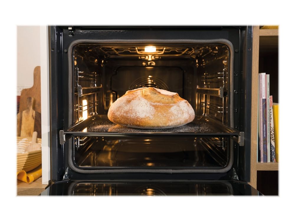 Gorenje Essential BPS6737E07B - Ovn - med dampfunktion - til indbygning - niche - bredde: 56 cm - dybde: 55 cm - højde: 59 cm - med selv-rengøring - Klasse A+ - sort