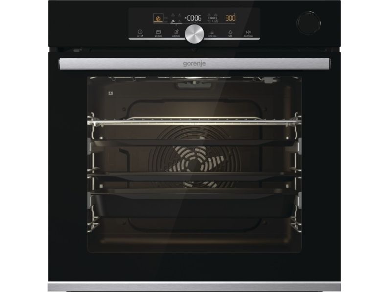Gorenje BPSAX6747A08BG, Stor, Elektrisk ovn, 77 L, 77 L, 2300 W, 300 °C