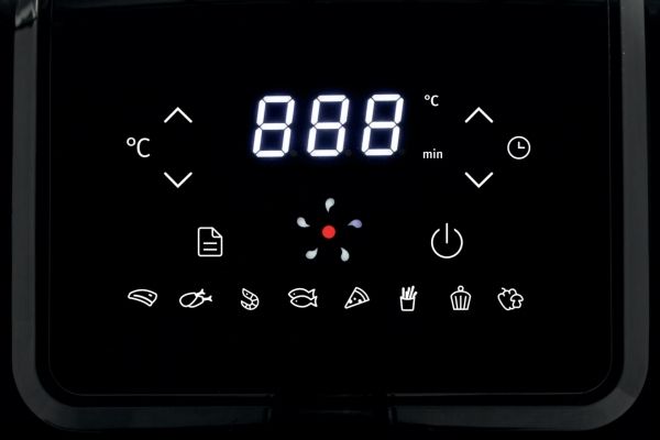 Gorenje AF1700DB, Varmluftsteger, 5 L, 80 °C, 200 °C, Enkelt, Sort, Metallic