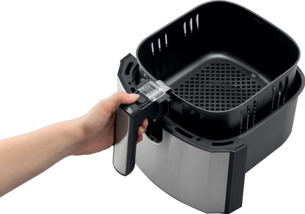 Gorenje AF1700DB, Varmluftsteger, 5 L, 80 °C, 200 °C, Enkelt, Sort, Metallic