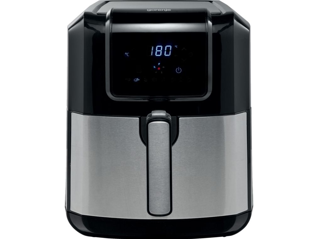 Gorenje AF1700DB, Varmluftsteger, 5 L, 80 °C, 200 °C, Enkelt, Sort, Metallic