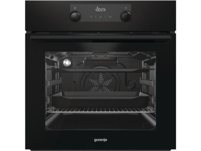 Gorenje BOS6737E13FBG, Stor, Elektrisk ovn, 77 L, 300 °C, Teleskopisk hyldesystem, AquaClean billede 3