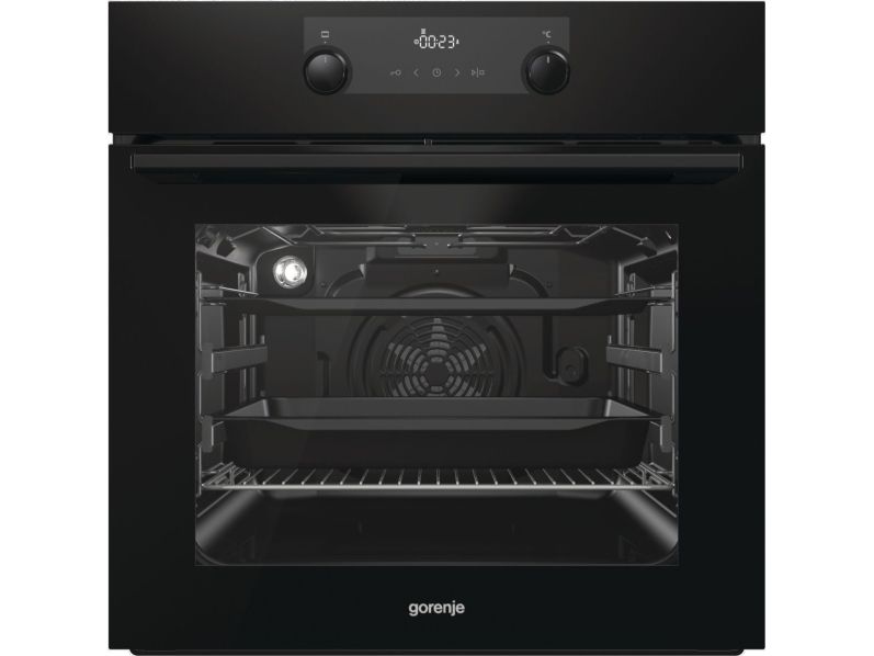 Gorenje BOS6737E13FBG, Stor, Elektrisk ovn, 77 L, 300 °C, Teleskopisk hyldesystem, AquaClean billede 4