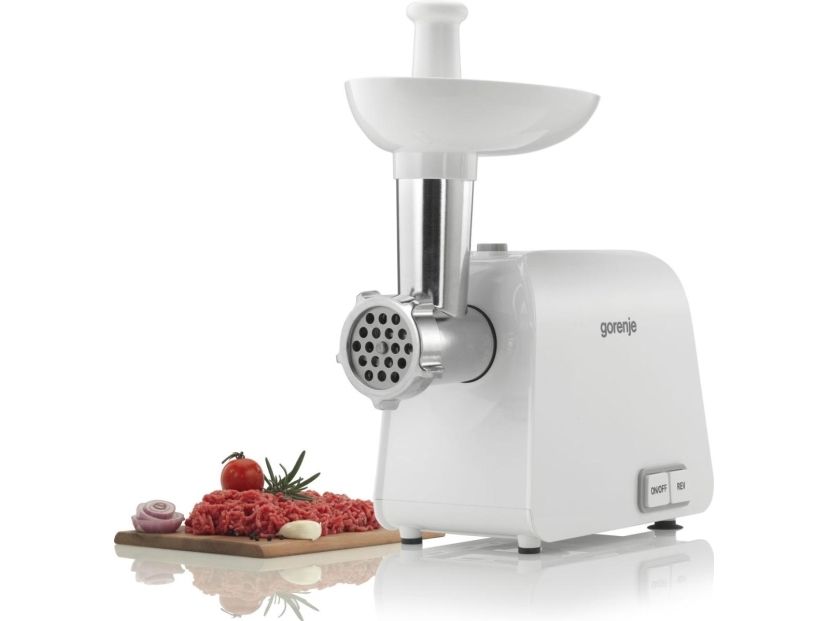Gorenje MG1602W, 1600 W, Hvid, 4 mm, 8 mm, 1,9 kg/min, 1,1 m, 250 W
