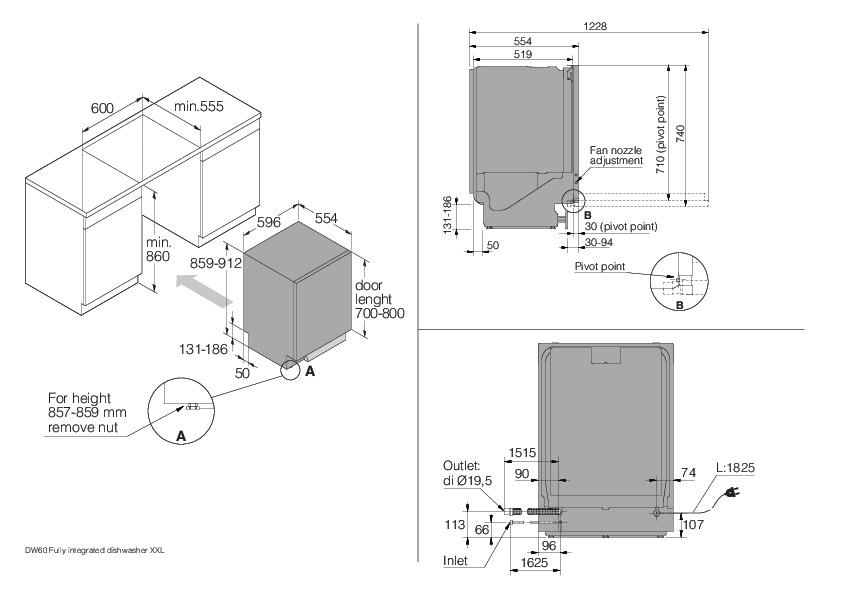 Asko DFI777UXXL Integrerbar billede 4