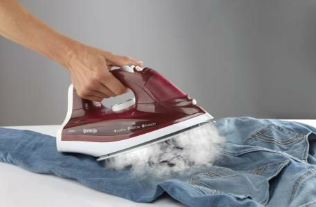 Gorenje SICH2200RBC, Dampstrygejern, 2,1 m, 25 g/min, Rød, Hvid, 0,27 L, 178 mm billede 4