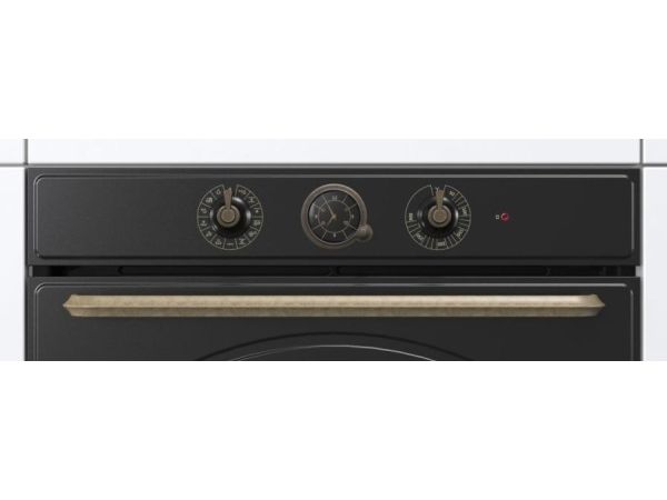 Gorenje BOS67372CLB, Stor, Elektrisk ovn, 77 L, 3500 W, 77 L, 300 °C