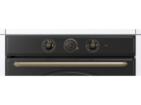 Gorenje BOS67372CLB, Stor, Elektrisk ovn, 77 L, 3500 W, 77 L, 300 °C
