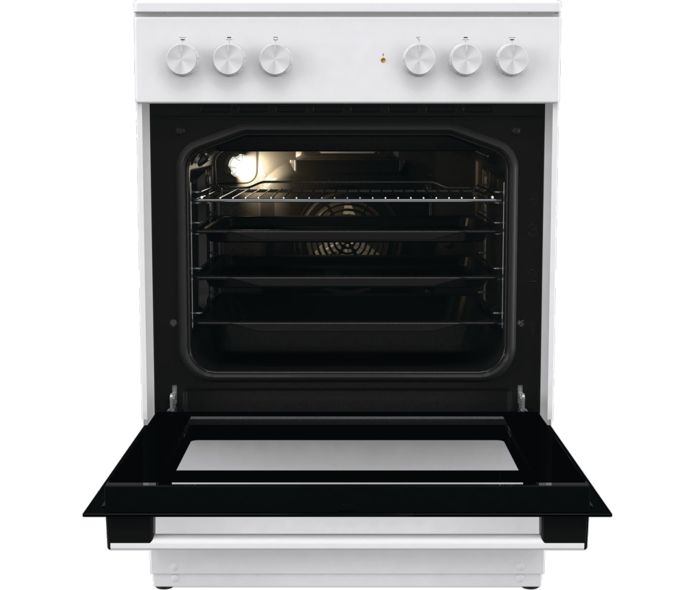 Gorenje GEC6A43WD Keramisk Komfur billede 3