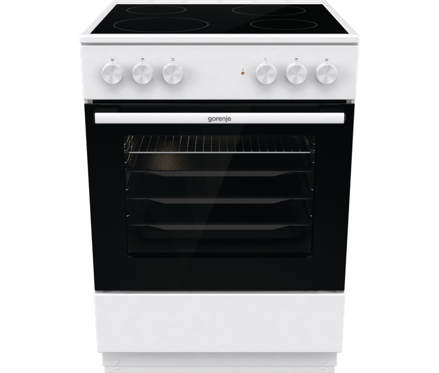 Gorenje GEC6A43WD Keramisk Komfur
