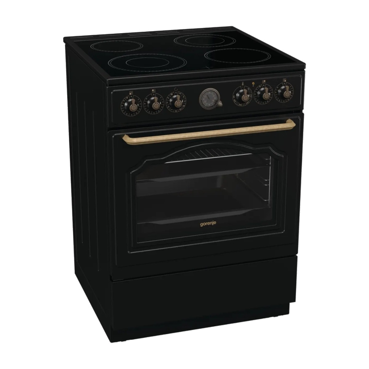 Gorenje GECS6B70CLB Glaskeramisk komfur