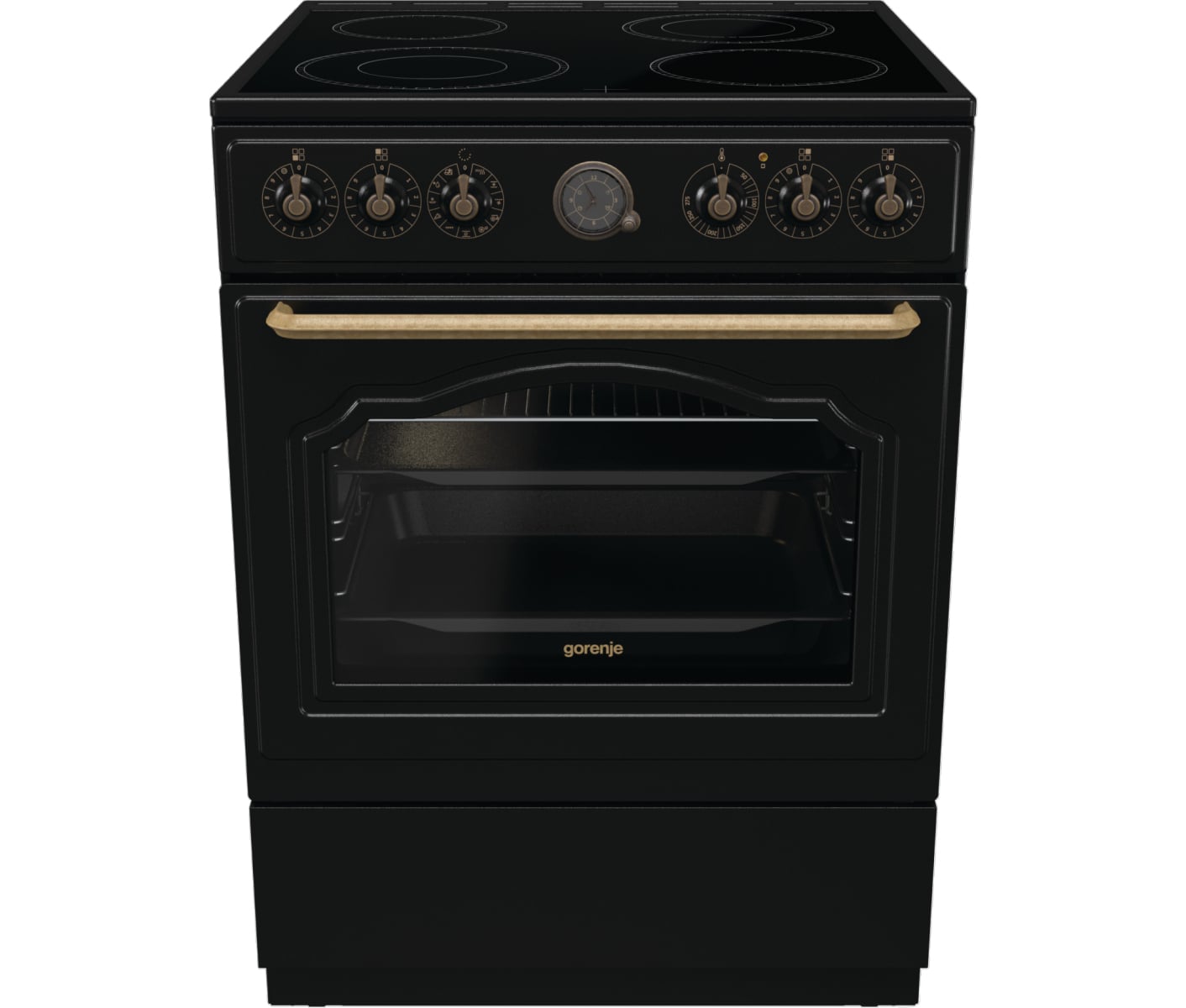 Gorenje GECS6B70CLB Glaskeramisk komfur