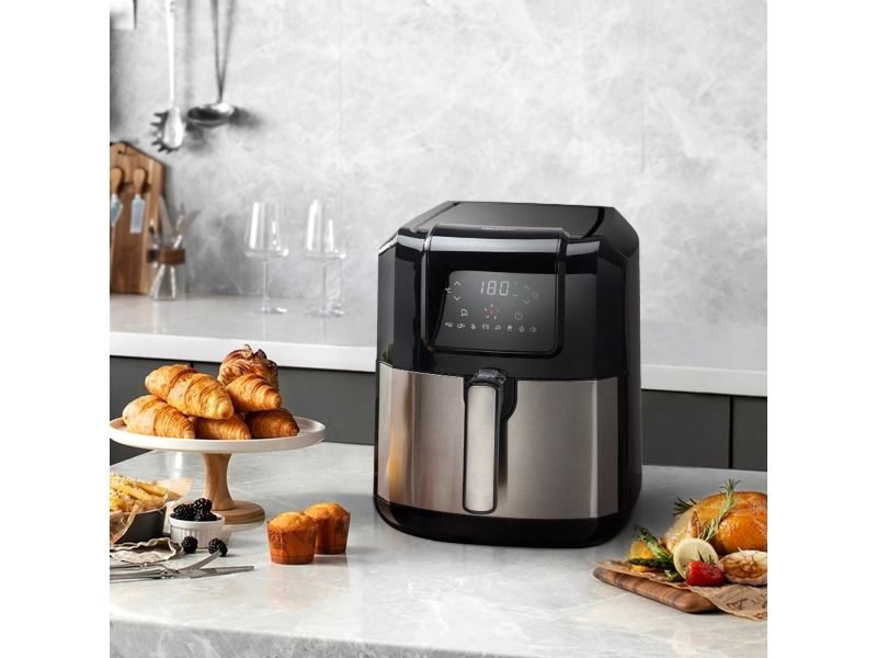 Hisense H06AFBS1S3, Varmluftsteger, 5 L, 80 °C, 200 °C, Enkelt, Sort