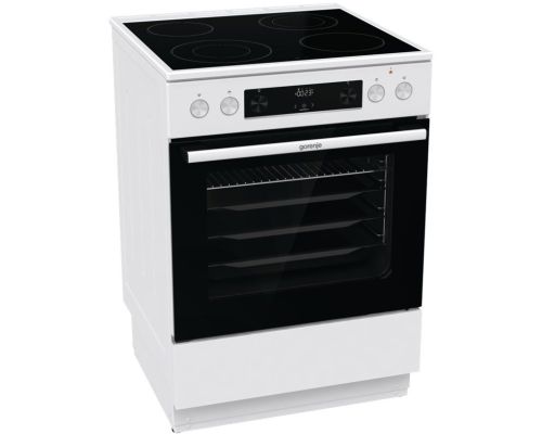 Gorenje GEC6D60WPB Glaskeramisk komfur