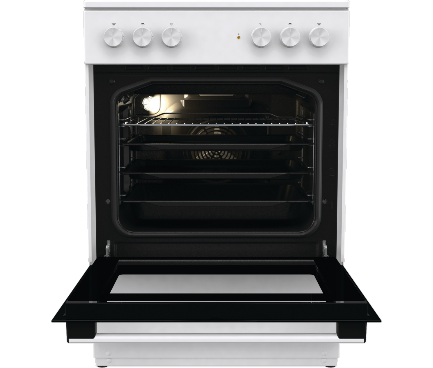 Gorenje GEC6A63WC Keramisk Komfur billede 9