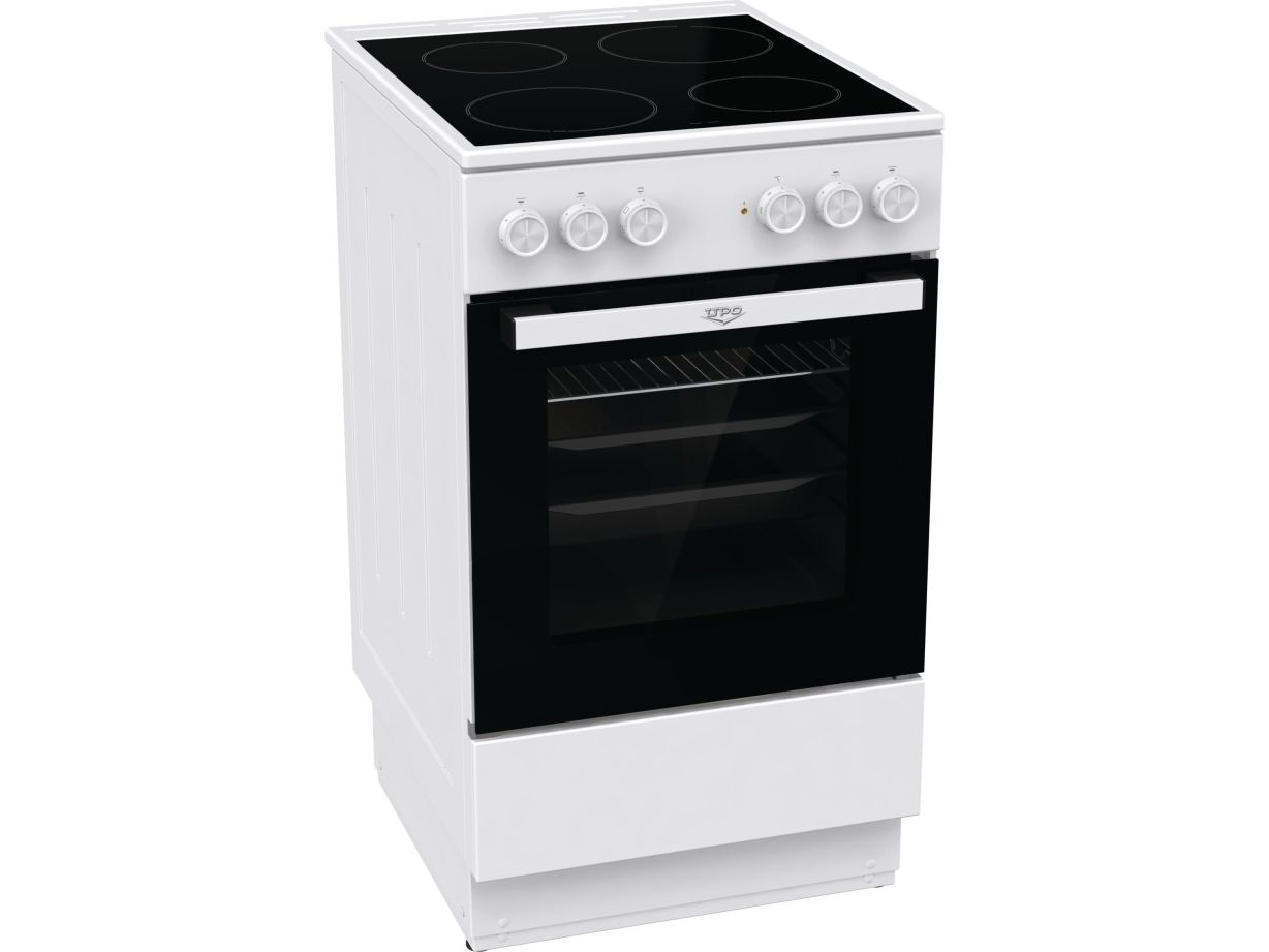 Upo UEC5A20W keramisk komfur, hvid