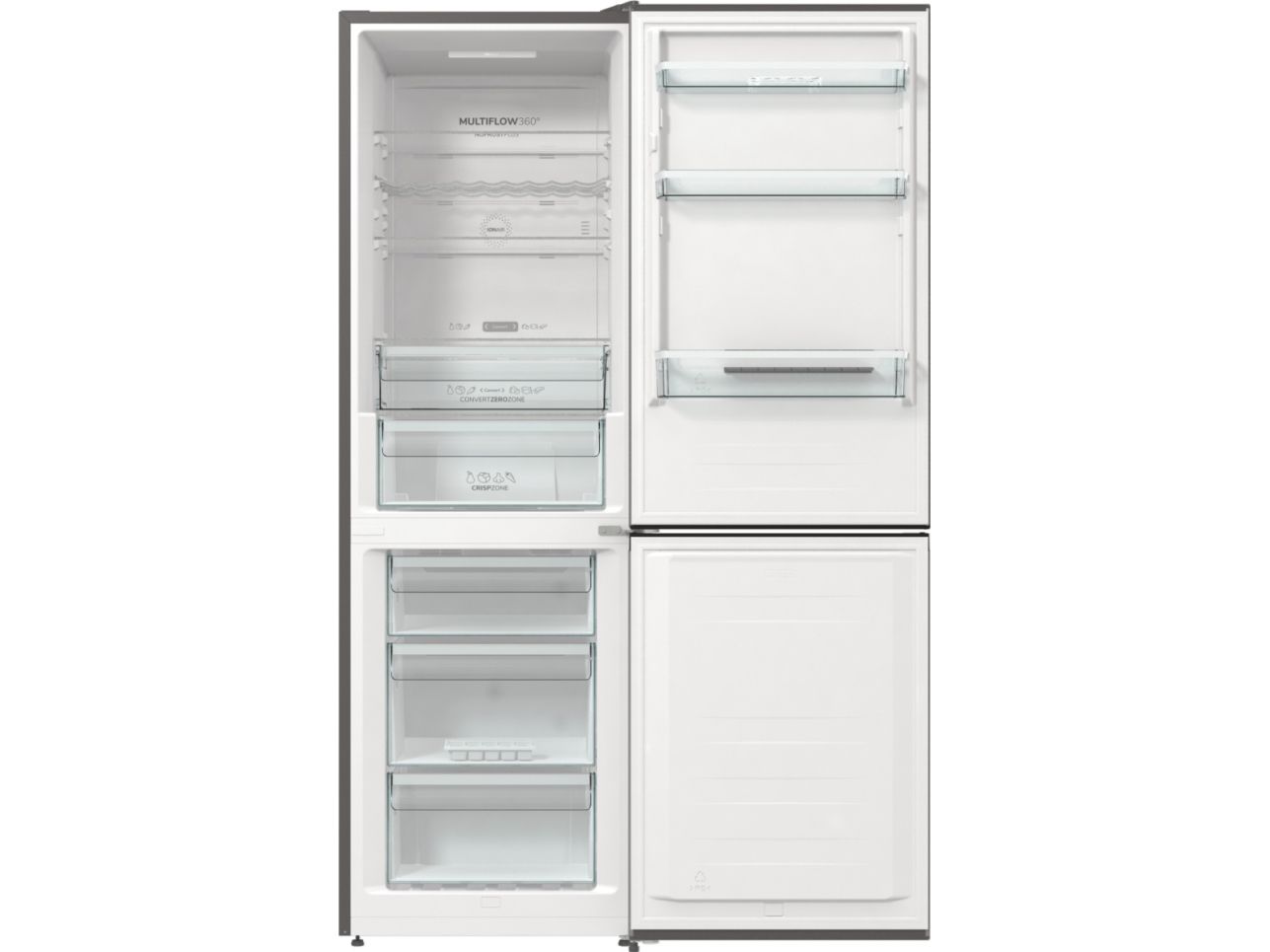 Gorenje HZF3668SED NRK61CA2XL4Z RL_ADVL, 326 L, SN-T, 13 kg/24t, C, Frisk zone, aflukke, Rustfrit stål