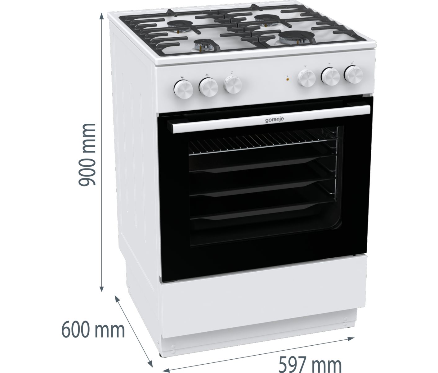 Gorenje GK6A63WF Gaskomfur billede 8
