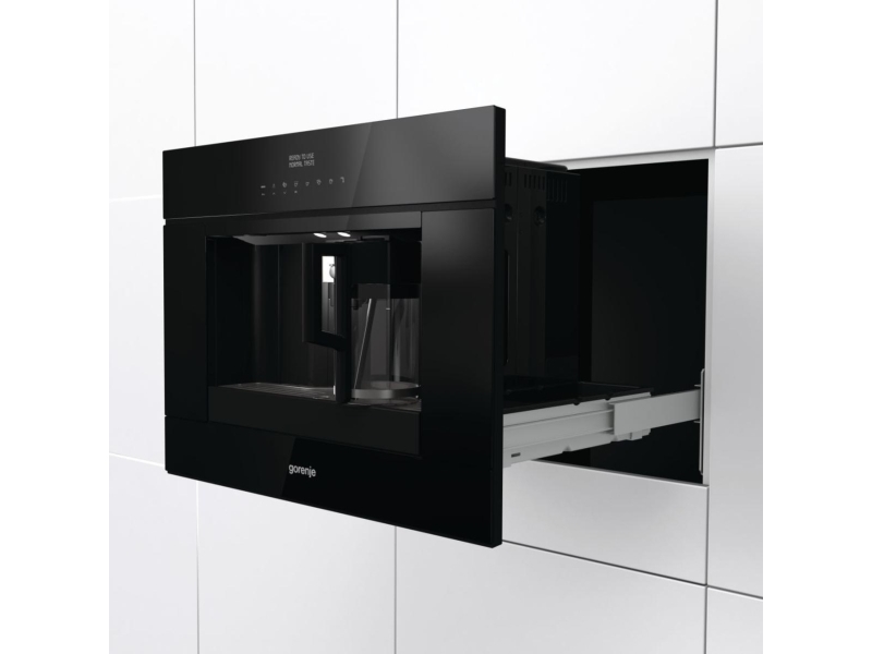 Gorenje CMA9200BG, Espressomaskine, 1,8 L, Kaffebønner, Malet kaffe, Indbygget kværn, 1350 W, Sort