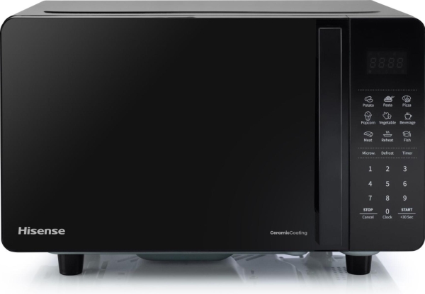 Hisense H20MOBS4HS, Bordplade, Solo mikroovn, 20 L, 700 W, Indbygget skærm, Berøring