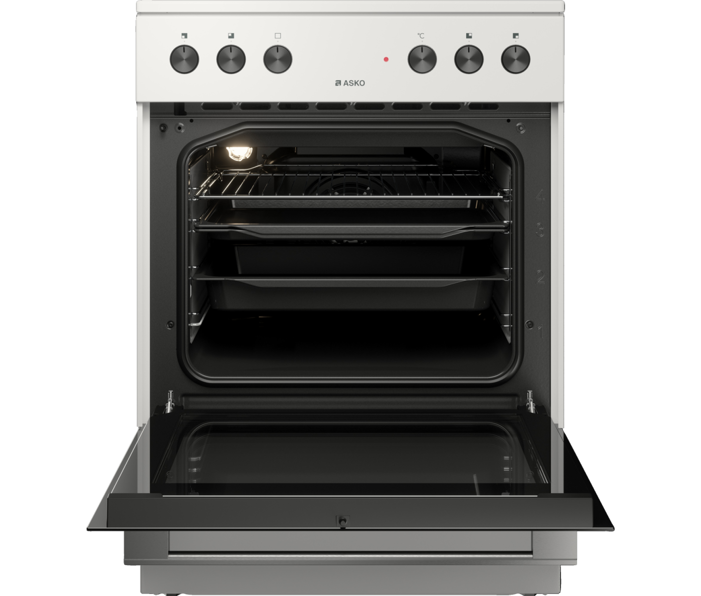 Asko CC364111W1 Keramisk Komfur