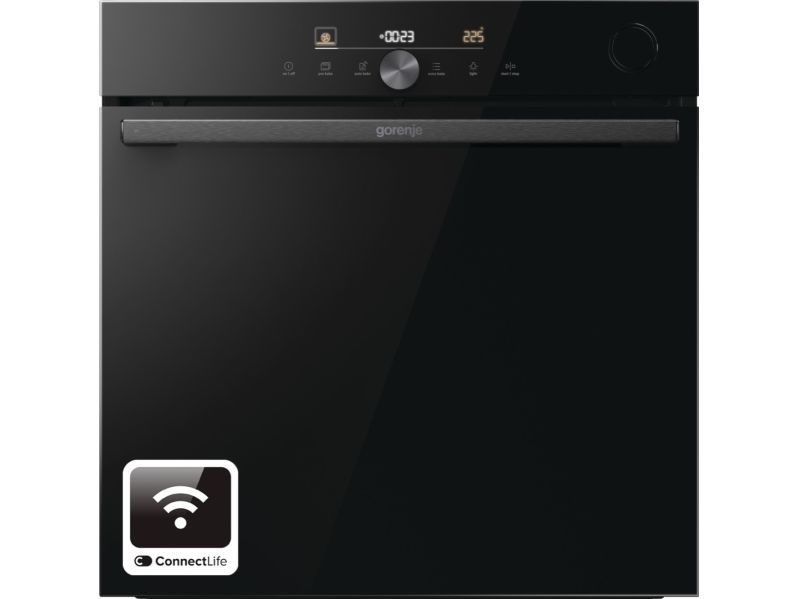 Gorenje G600 Elektrisk ovn BPSA6747DGWI RAL9005, Stor, Elektrisk ovn, 77 L, 3500 W, 77 L, 2300 W
