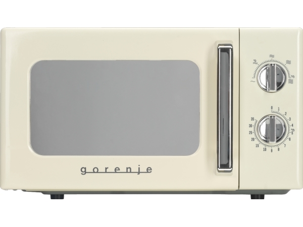 Gorenje MO20E1HRL, Bordplade, Solo mikroovn, 20 L, 700 W, Dreje, Hvid