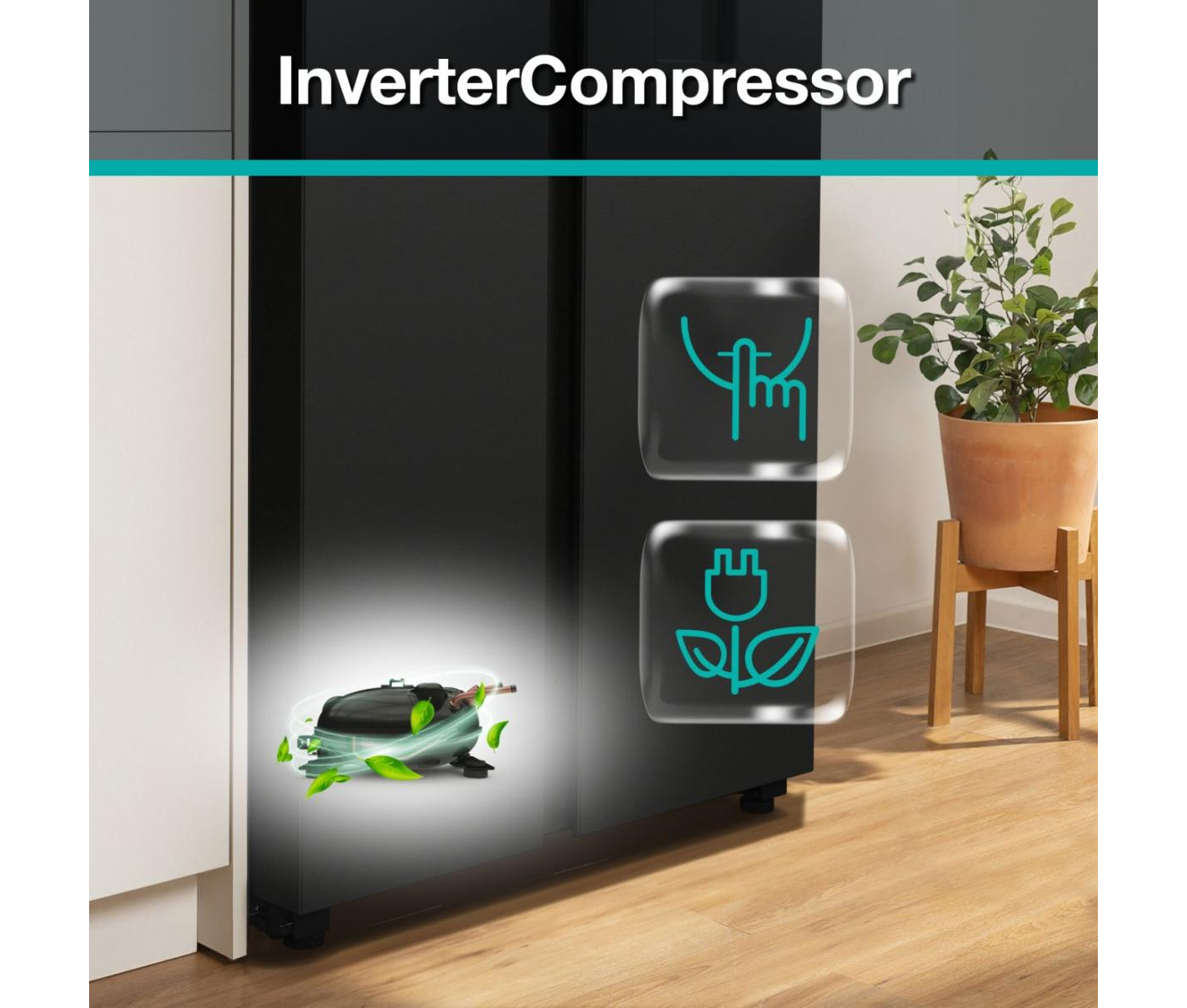 Gorenje NRR9185EABXLWD Amerikanerkøleskab billede 7