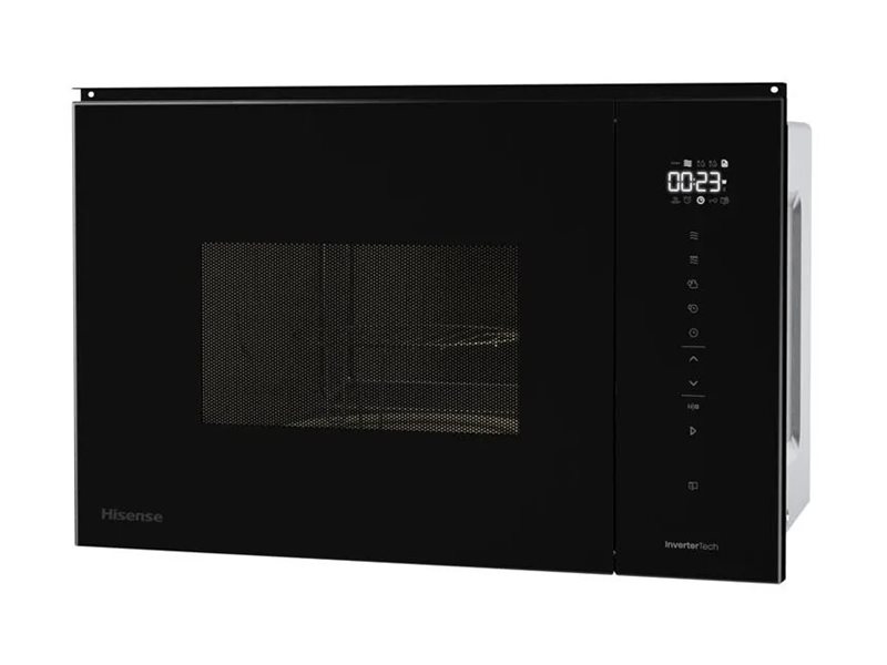 Hisense BIM325GI63DBGUK - Mikrobølgeovn med grill - til indbygning - 25 liter - 900 W - sort