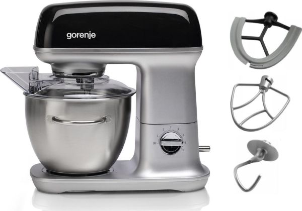 Gorenje MMC1000RLBK, 4,5 L, Sort, Metallic, 1,1 m, Metal, Aluminium, 1000 W
