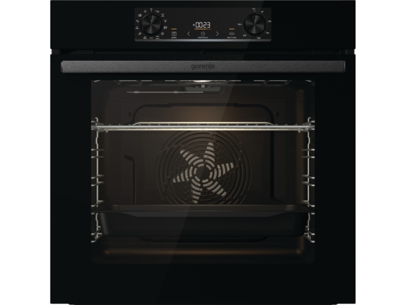 Gorenje BO6737E02BG + GI6401BSC, Keramisk, 4 zone(s), Keramisk, Sort, Berøring, 59,5 cm