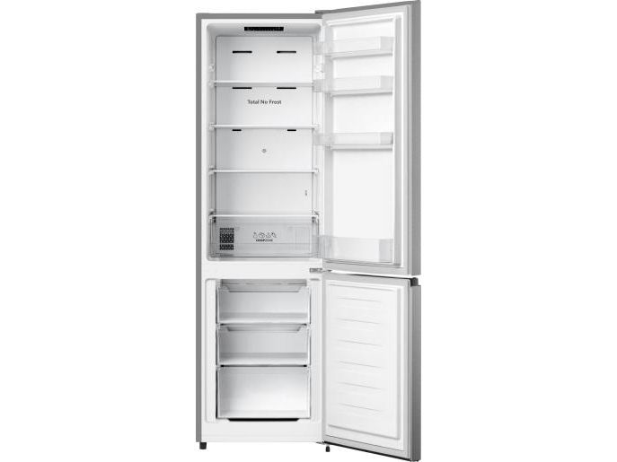 Gorenje NRK418EES4, 255 L, No Frost (køleskab), SN-ST, 4 kg/24t, E, Grå billede 1