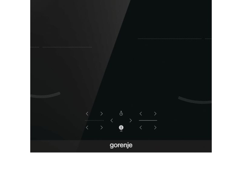 Gorenje GI6421BC, Sort, Indbygget, 59.5 cm, Zone induktionskogeplade, Keramisk, 4 zone(s)