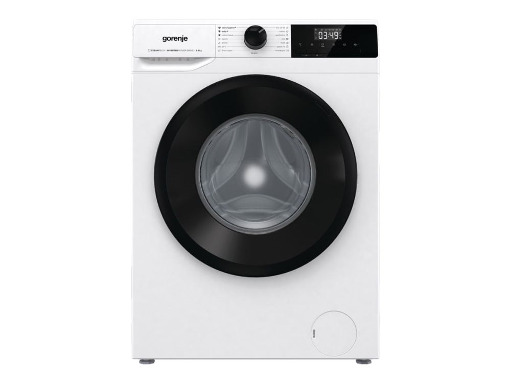 Gorenje G200 W11NHPI84AS - Vaskemaskine - bredde: 59.5 cm - dybde: 54 cm - højde: 84.5 cm - frontbetjening - 54 liter - 8 kg - 1400 rpm - hvid