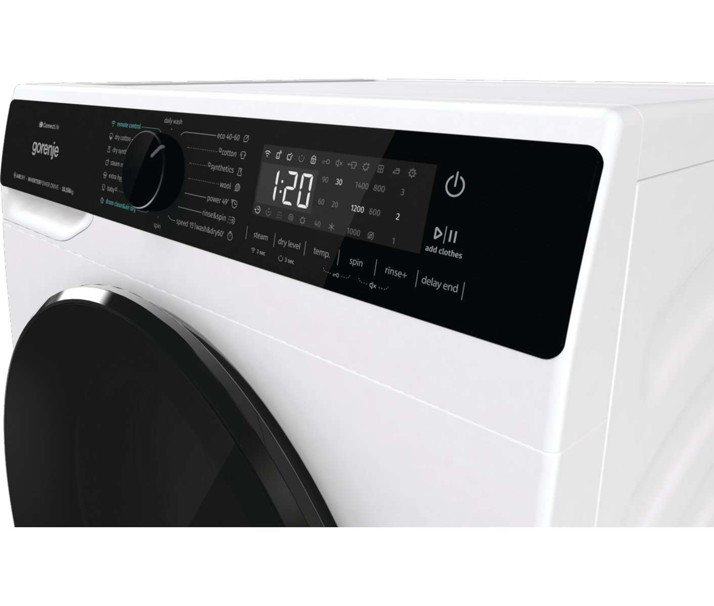 Gorenje WD2PA1X64ADW Vaske-tørremaskine
