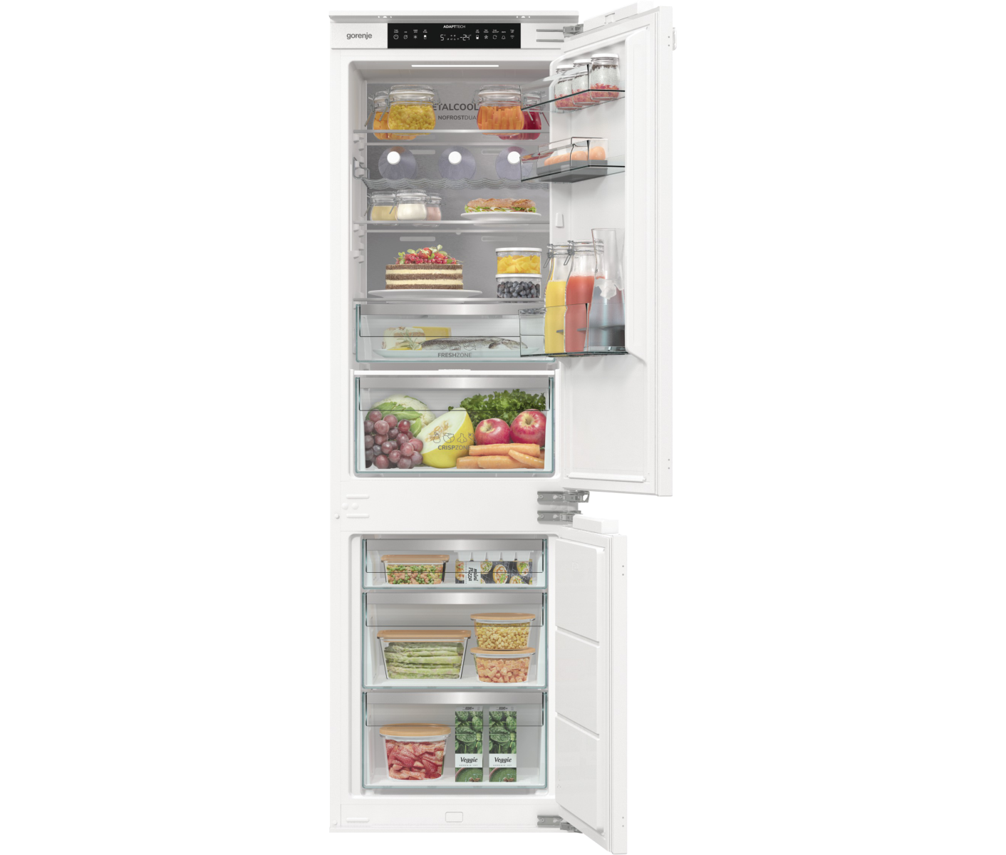 Gorenje NRKI517E82WF Køle-fryseskab billede 9