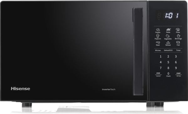 Hisense H20MOBS4HI, Bordplade, Solo mikroovn, 20 L, 700 W, Indbygget skærm, Knapper