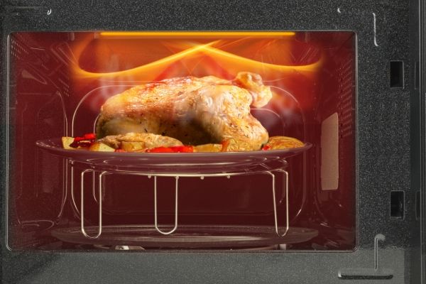 Hisense H23MOBS5HG4, Bordplade, Grill mikroovn, 23 L, 800 W, Indbygget skærm, Berøring billede 2