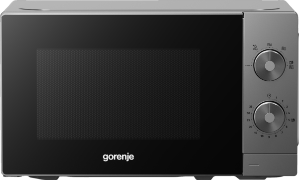 Gorenje MO20E1T4, Bordplade, Solo mikroovn, 20 L, 700 W, Dreje, Rustfrit stål