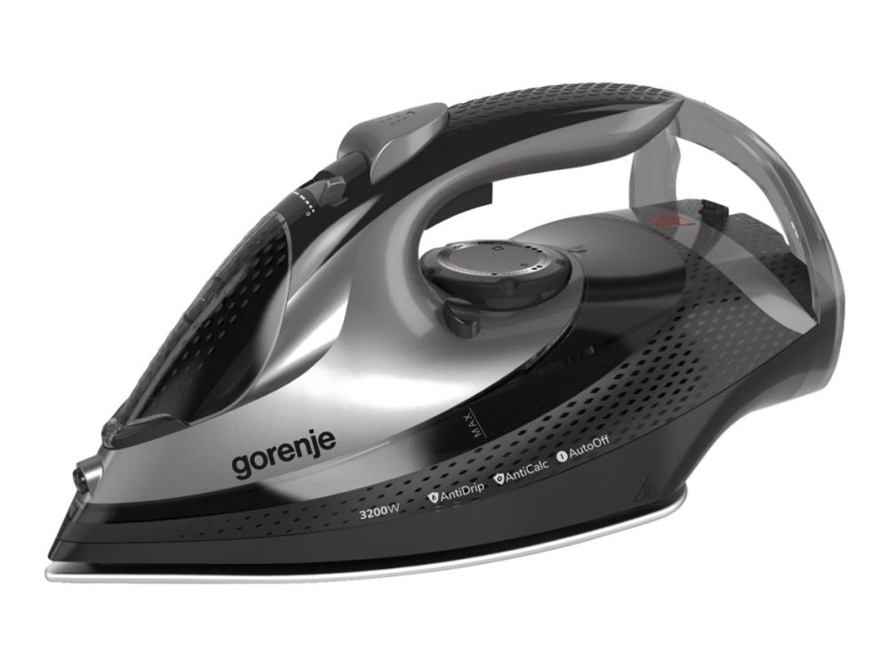 Gorenje SIH3200BKS - Dampstrygejern med automatisk afbrydelse - såleplade: keramik - 3250 W billede 1