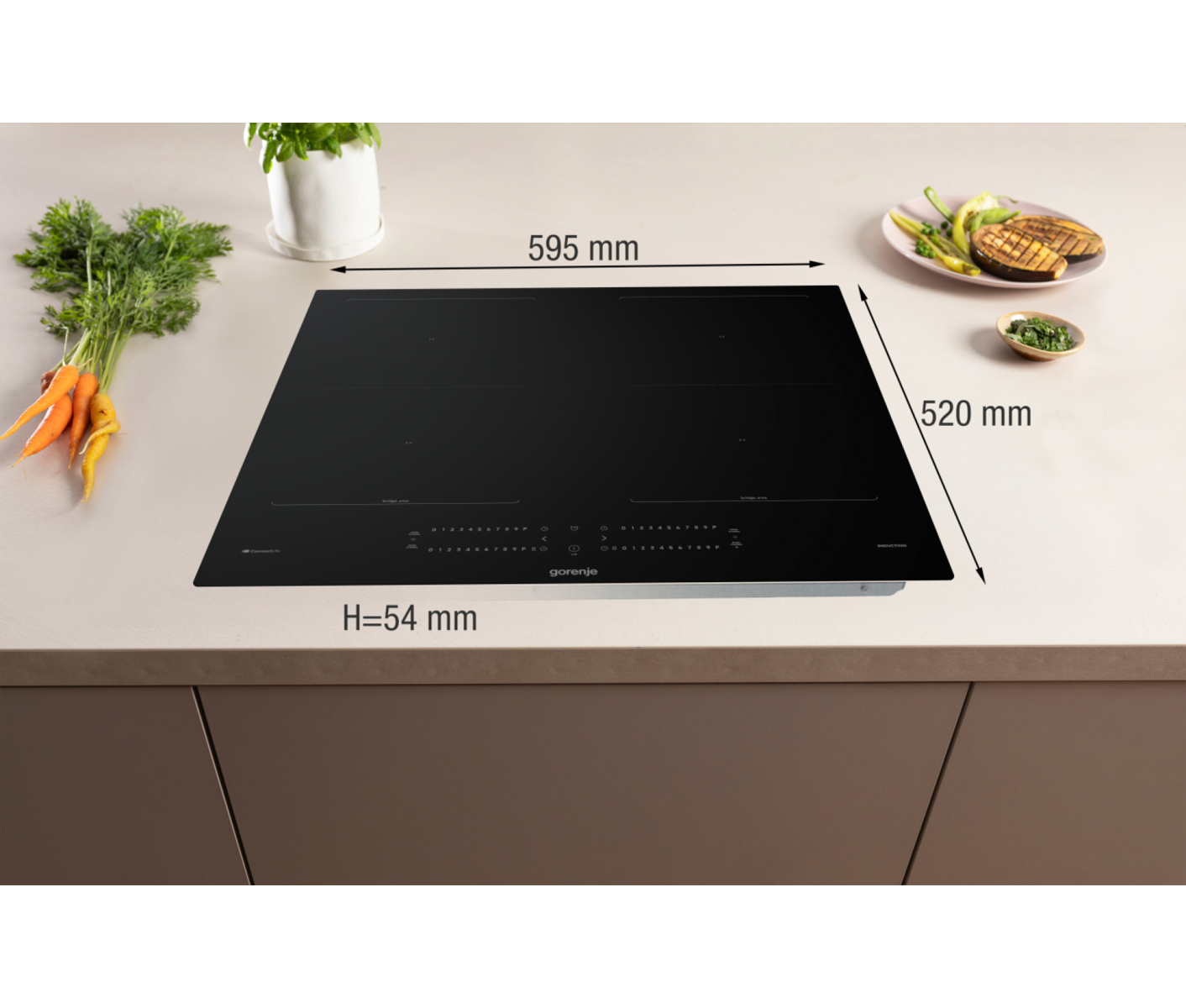 Gorenje GI6442BSCWF  Induktionskogeplade billede 2