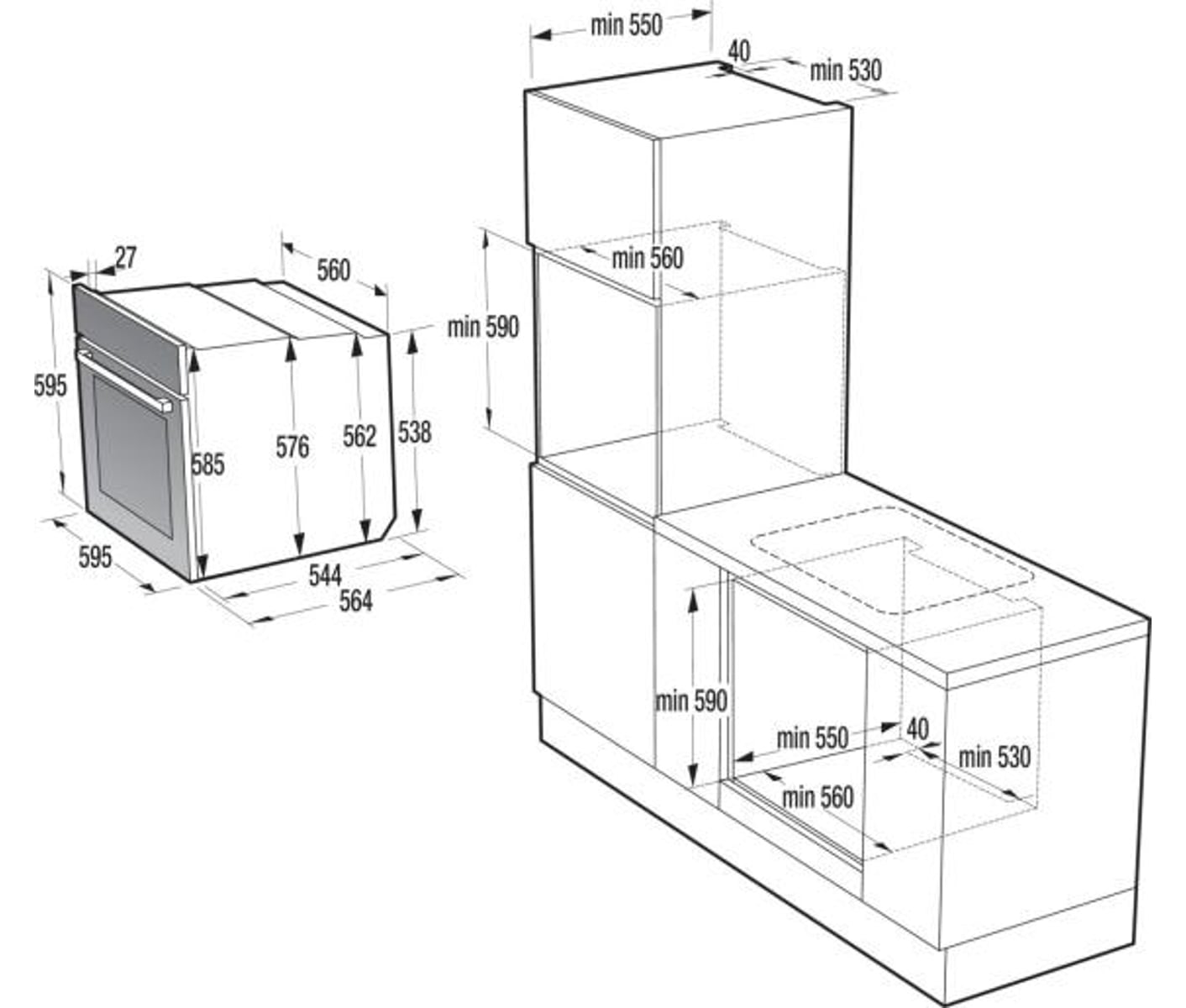 Gorenje BFS6148B  Dampovn billede 9